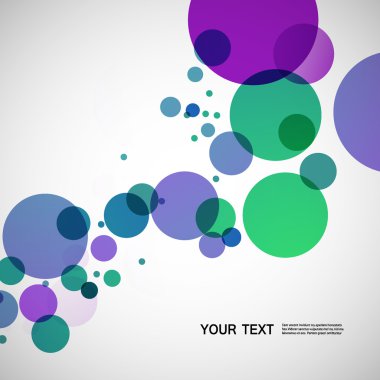 vektör arka plan tasarımı büyük renkli topları
