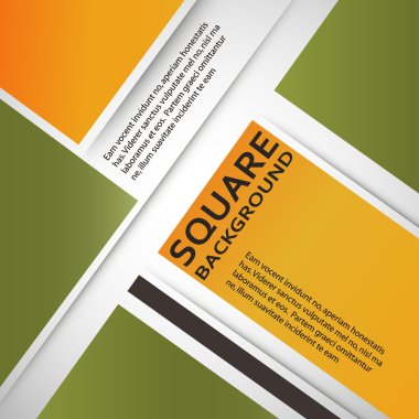 metin için boş alan ile büyük renkli kutular