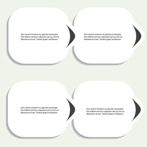 Bilgi grafikleriniz için soyut renk vektörü şekilleri