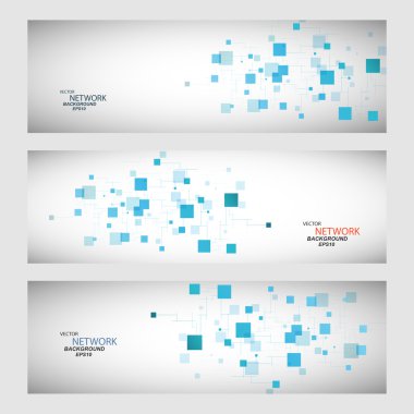 vektör renk ağ bağlantısı ve dna atom