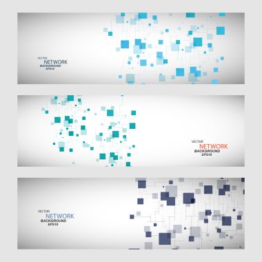 vektör renk ağ bağlantısı ve dna atom