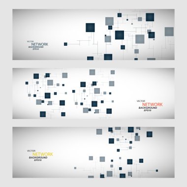 vektör renk ağ bağlantısı ve dna atom