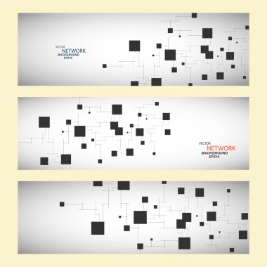 vektör renk ağ bağlantısı ve dna atom