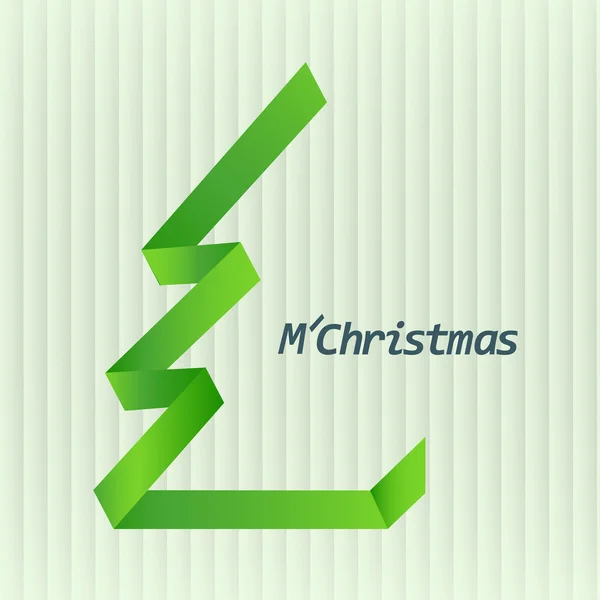Vánoční strom pro oslavu zimní prázdniny — Stockový vektor