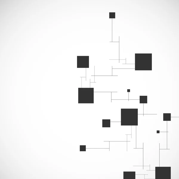 vektör renk ağ bağlantısı ve dna atom