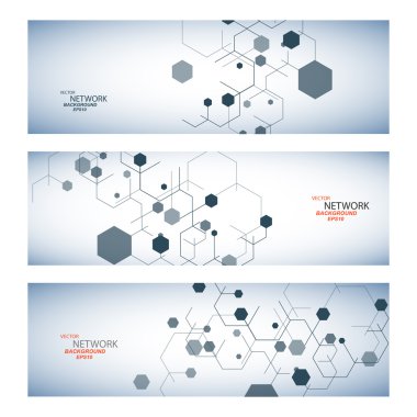 vektör renk ağ bağlantısı ve dna atom