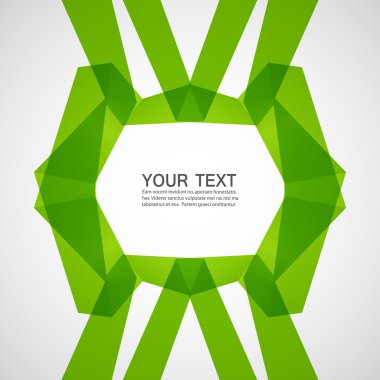 Arka plan olarak renkli kırık çizgiler.