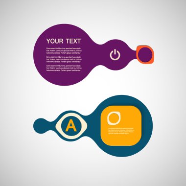 Basit kare öğe arka plan