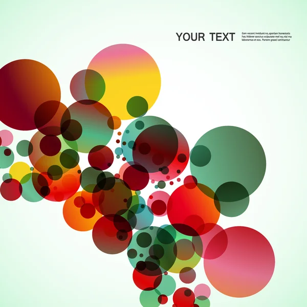 Arka plan tasarım büyük renkli topları