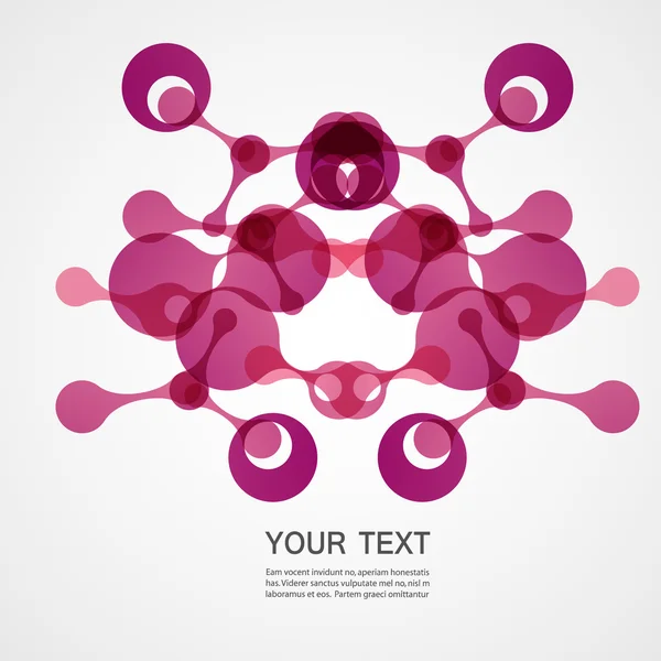 DNA verbinding achtergrond — Stockvector