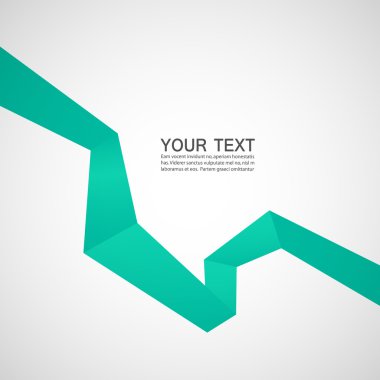 Arka plan olarak renkli kırık çizgiler.