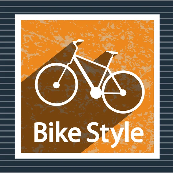 Imágenes bicicleta en el fondo — Archivo Imágenes Vectoriales