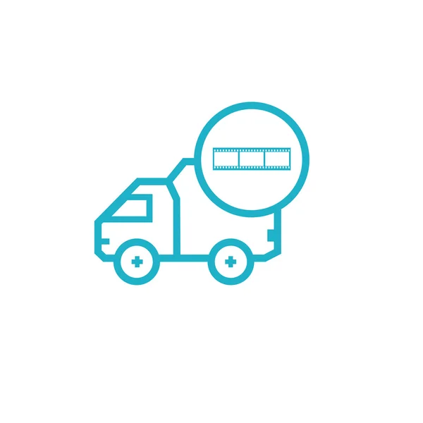 Icon for vehicle delivery — Stock Vector