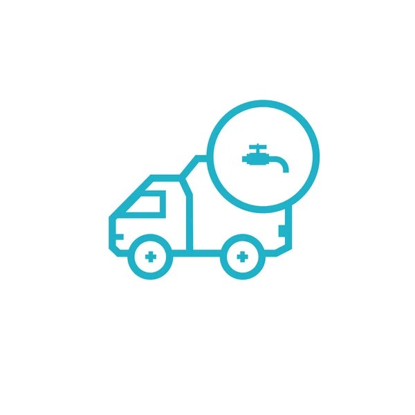 Icon for vehicle delivery — Stock Vector