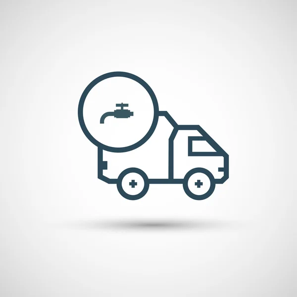 Icon for vehicle delivery — Stock Vector