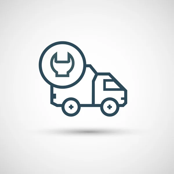 Icon for vehicle delivery — Stock Vector