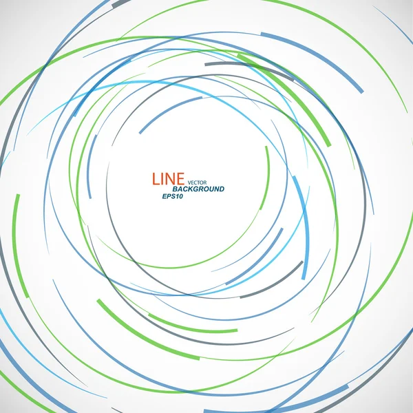 Color line en circle achtergrond — Stockvector