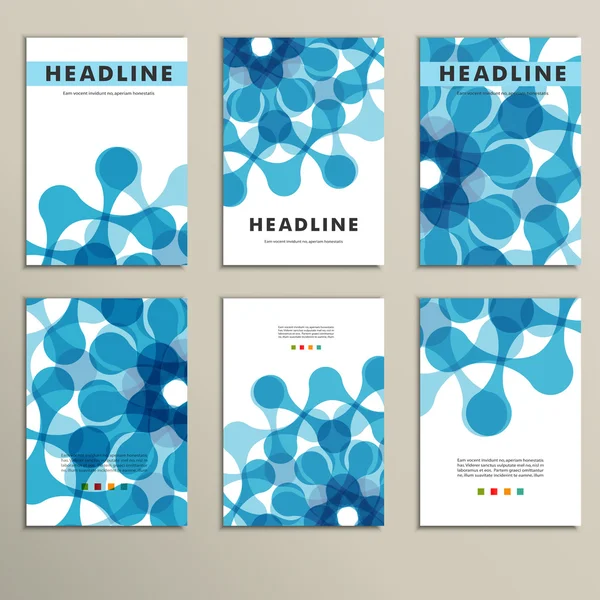 Soyut rakamları ile desen.