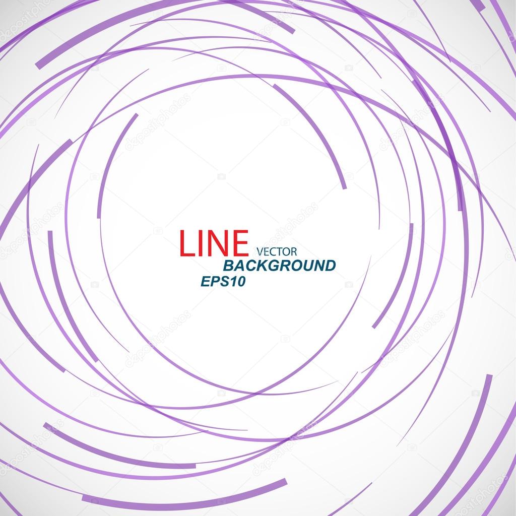 Color line and circle background