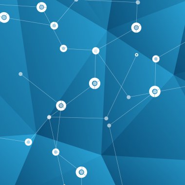 Vektör renk ağ bağlantısı ve Dna tasarım