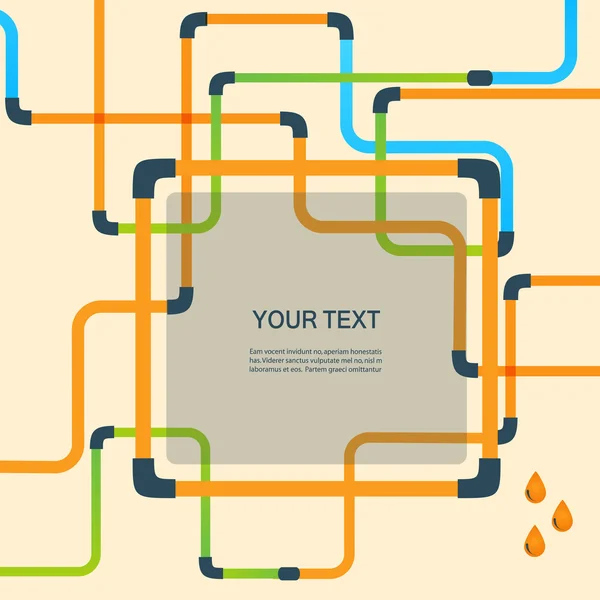 karışık borular eps vektör renk soyut tasarım