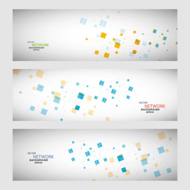 vektör renk ağ bağlantısı ve dna atom