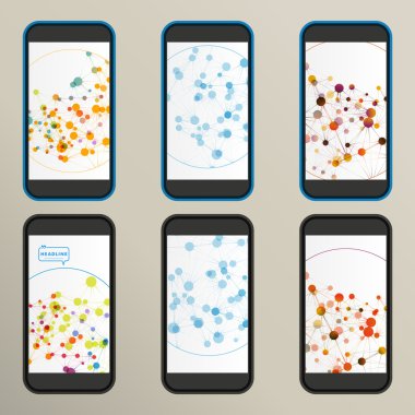 Ekranlar için soyut molekül bileşiklerin ayarla