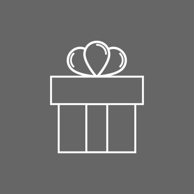 Tatil sezonu için simge Noel hediye kutusu