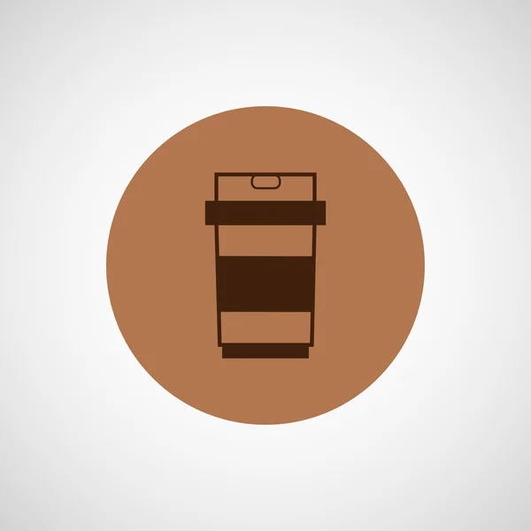 Diseño del vector de café. Icono de taza de café — Archivo Imágenes Vectoriales