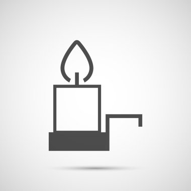 Tatil sezonu için simge yılbaşı mum