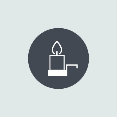 Tatil sezonu için simge yılbaşı mum