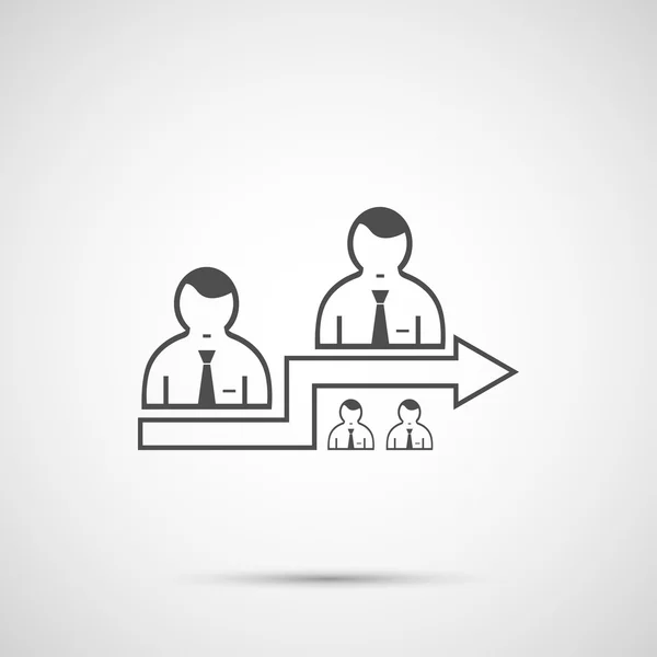 Diseño de vectores de personas. 2 hombre icono — Vector de stock