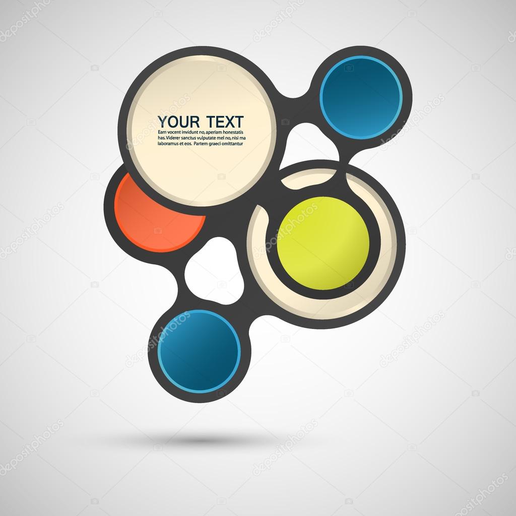 Abstract colored shapes background Stock Vector Image by ©Gaisonok