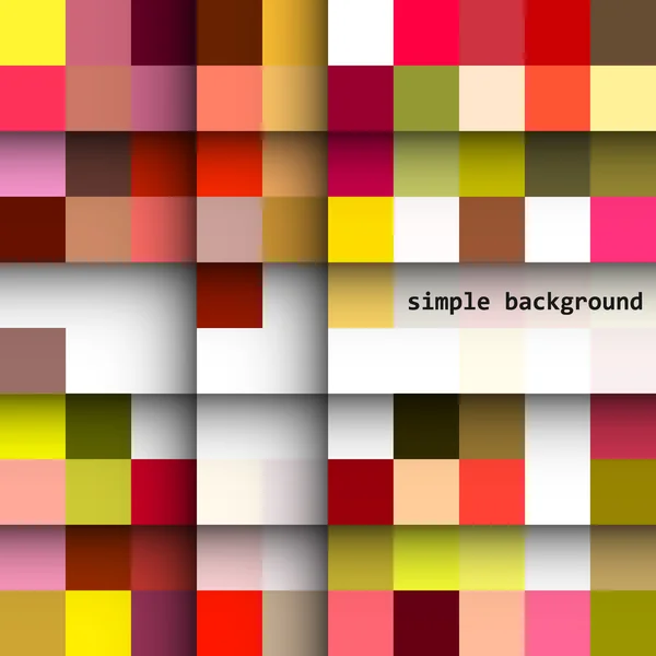 Abstrakt farvede firkanter baggrund – Stock-vektor