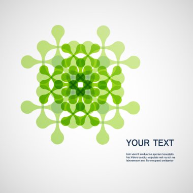 teknoloji ve molekülleri simgesi