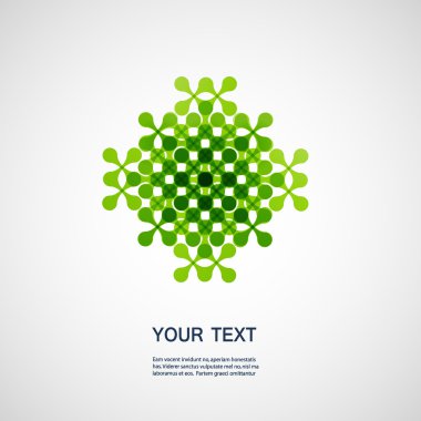 teknoloji ve molekülleri simgesi