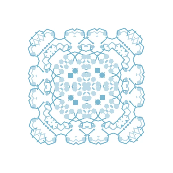 Fondo blanco ornamental vectorial con estilo de patrón oriental — Archivo Imágenes Vectoriales