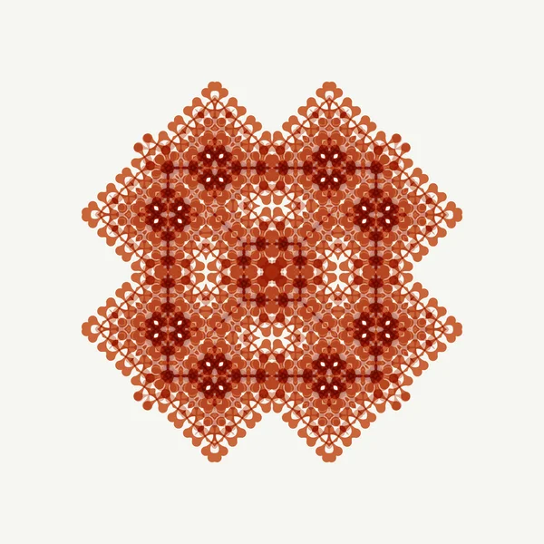 Fondo blanco ornamental vectorial con estilo de patrón oriental — Archivo Imágenes Vectoriales