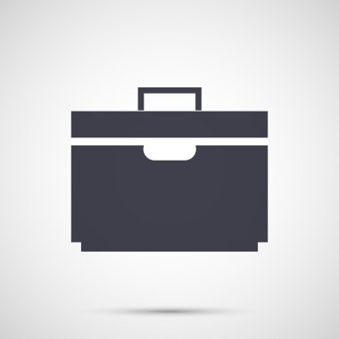 Basit tasarım vektör simgeler bavul