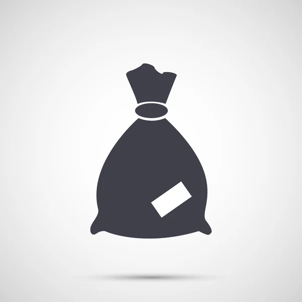 Diseño simple vector iconos moneybags — Vector de stock