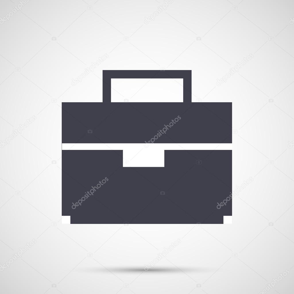 Simple design vector icons suitcase