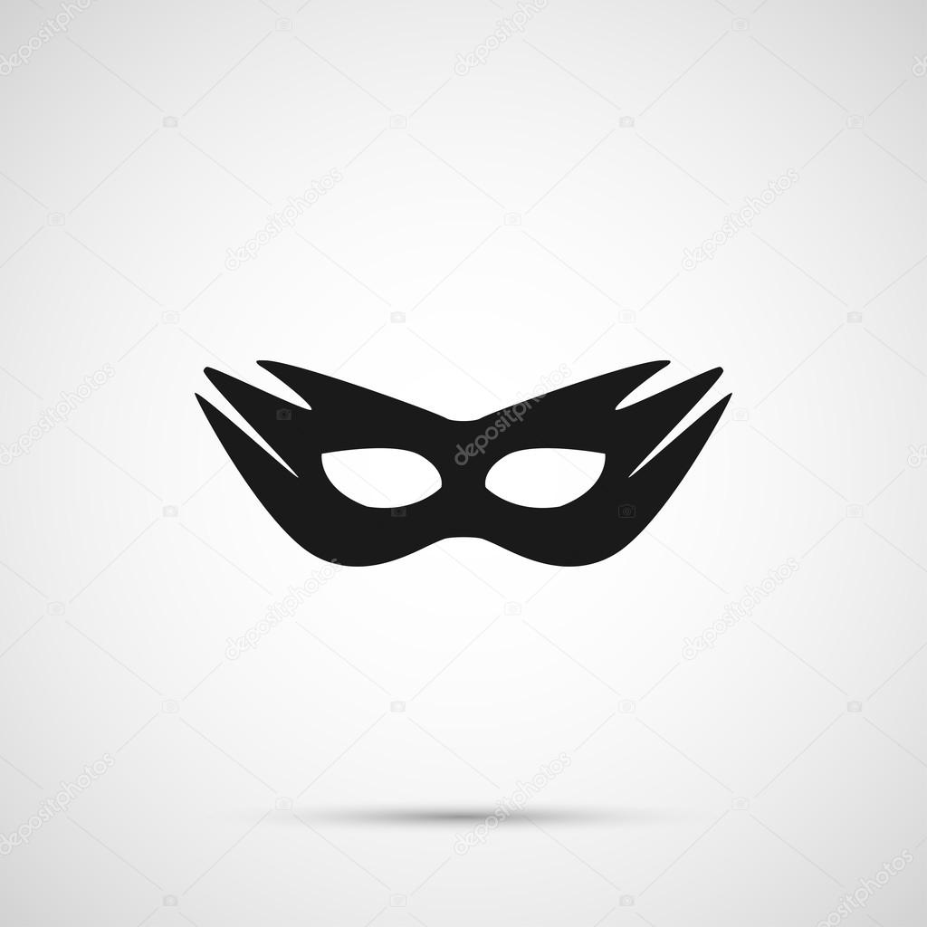 Vector sex mask isolated on white background