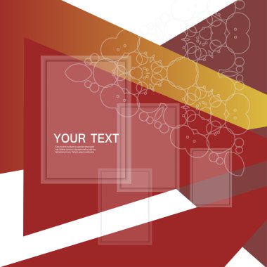 Soyut üçgen desen tasarım