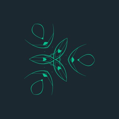 Vektör süs arka plan desen stili ile