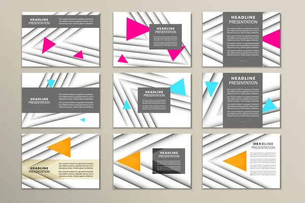 Çok amaçlı öğeleri ve sunum şablonu simgesi