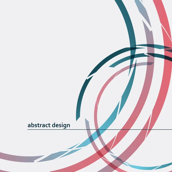 Illustration vectorielle circulaire moderne. Conception conceptuelle — Image vectorielle