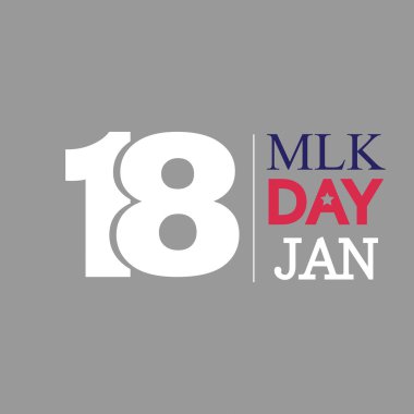 Martin Luther King günü. Vektör çizim