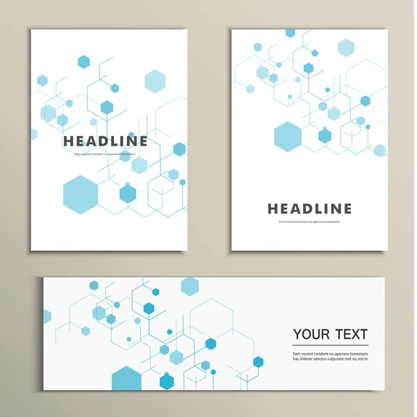 Vektör ağ bağlantısı ayarlayın. Altıgen arka plan