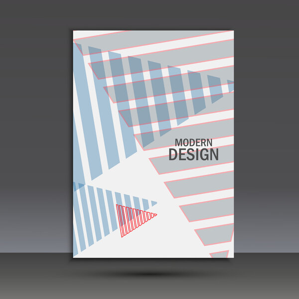 Векторный фон с абстрактными треугольниками
