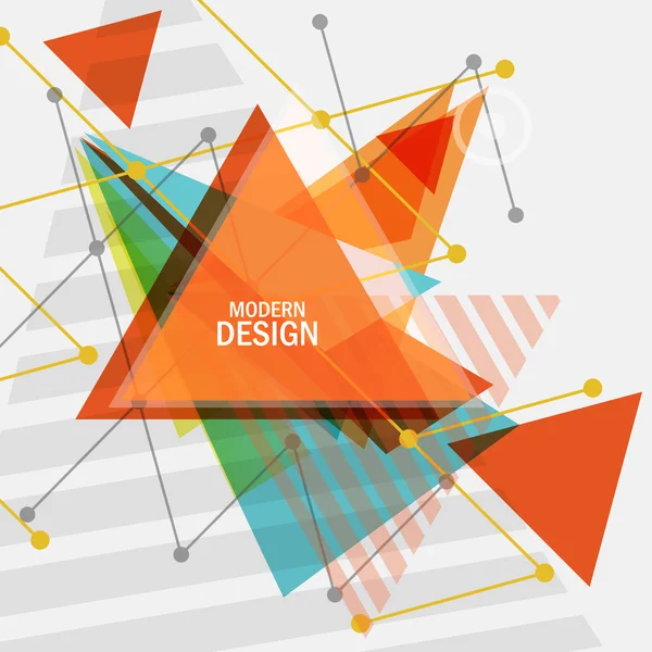 矢量三角形抽象设计 — 图库矢量图片
